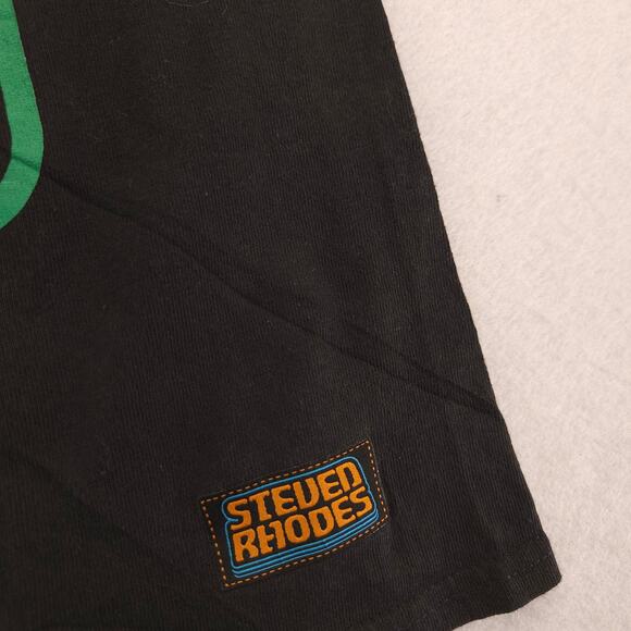 Steven Rhodes Meet Your Doppelganger Crew Neck Shirt Mens Size Medium M Black - Picture 5 of 10